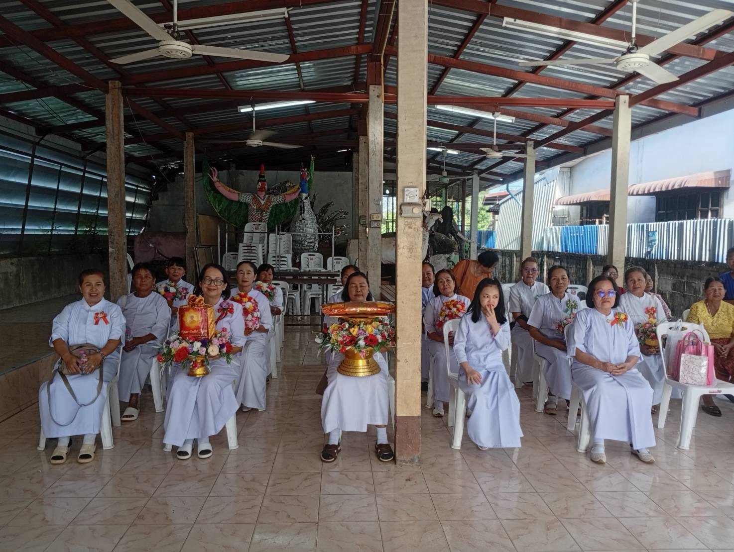 ภาพร่วมพิธีกรรมวัดอาสาพัฒนาราม