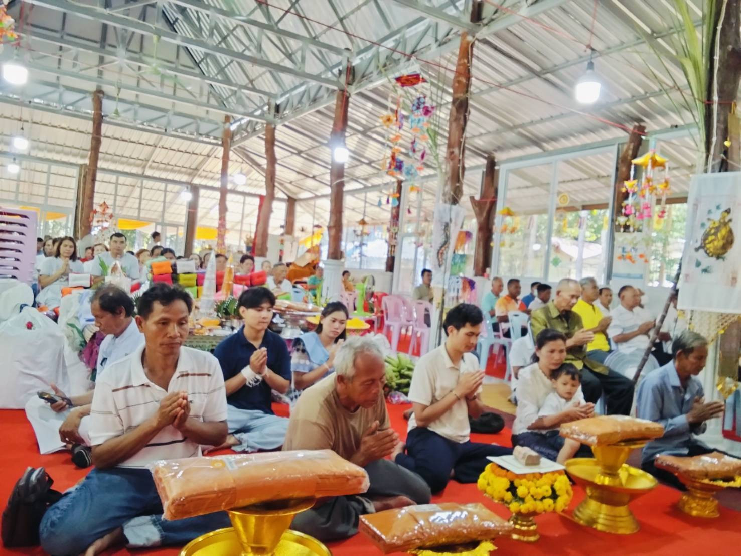 ภาพร่วมพิธีกรรมวัดอรัญญิการาม