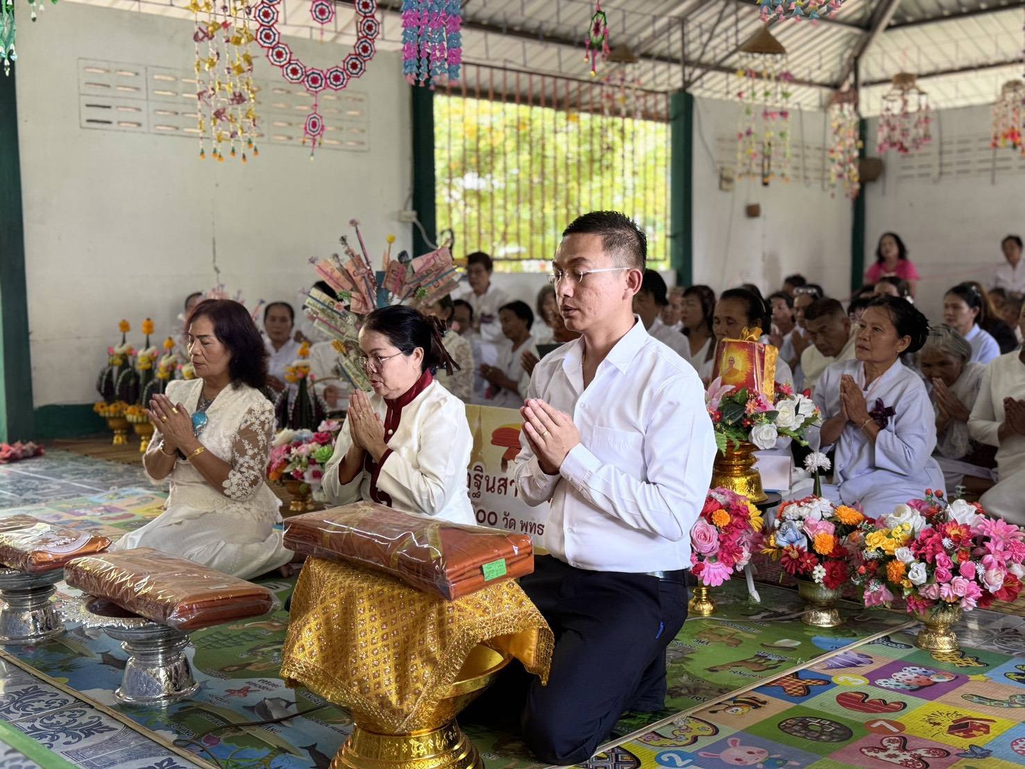 ภาพร่วมพิธีกรรมวัดจันทราราม