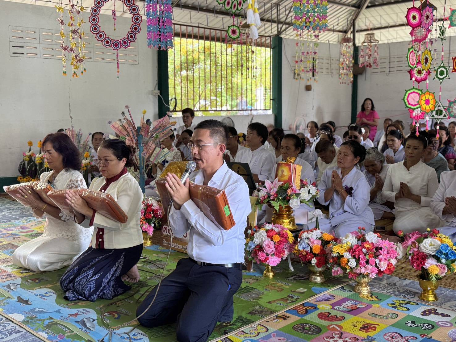 ภาพร่วมพิธีกรรมวัดจันทราราม