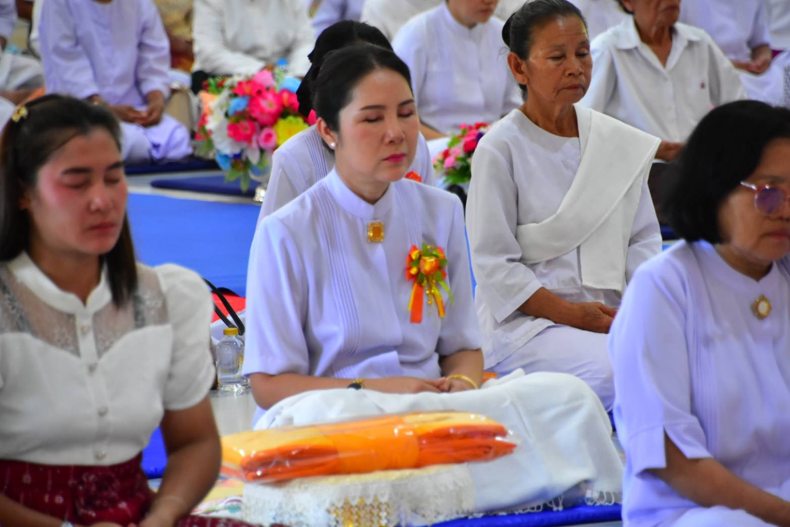 ภาพร่วมพิธีกรรมวัดปทุมเขตวนาราม