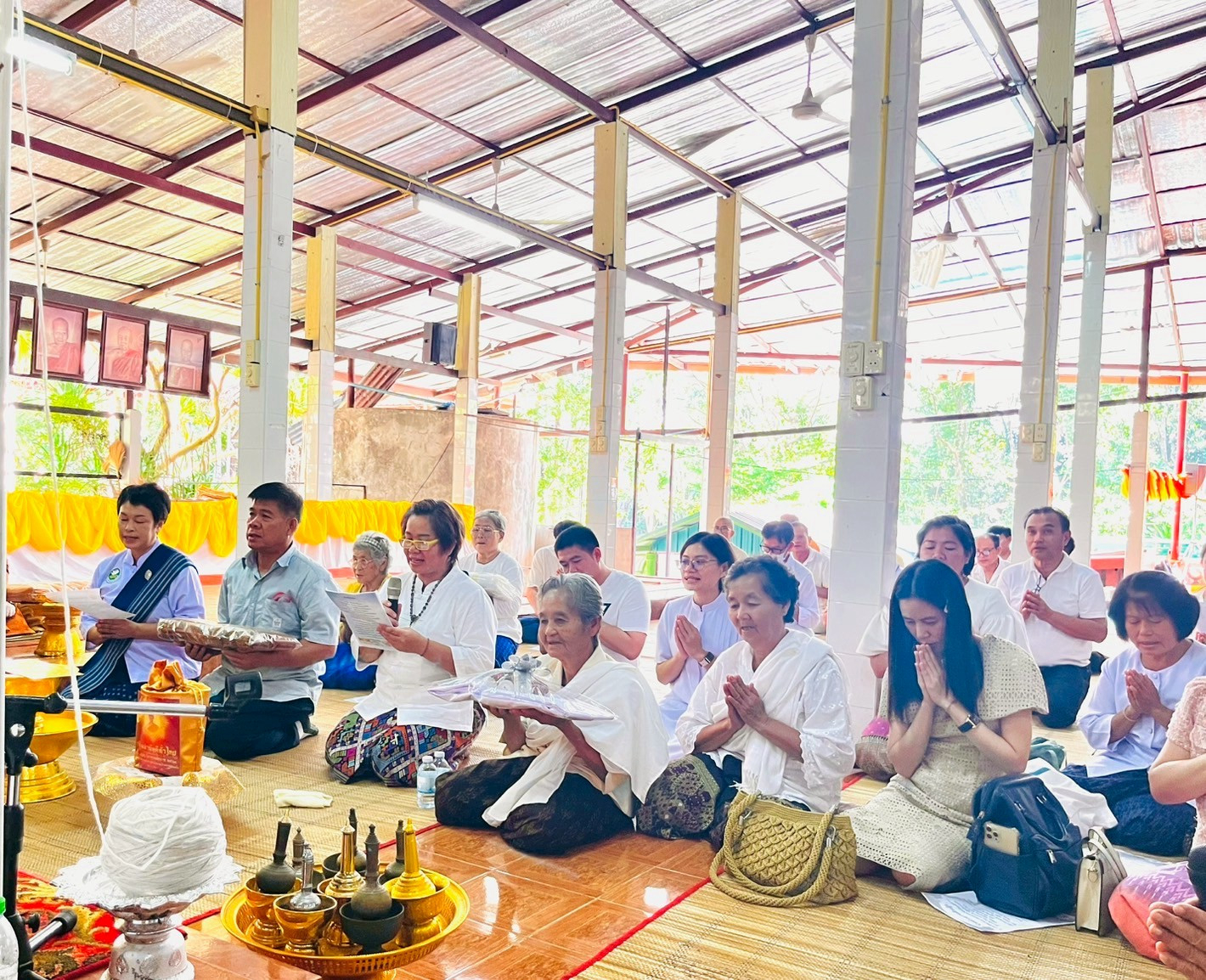 ภาพกล่าวคำถวายกฐินวัดภูหินดัง