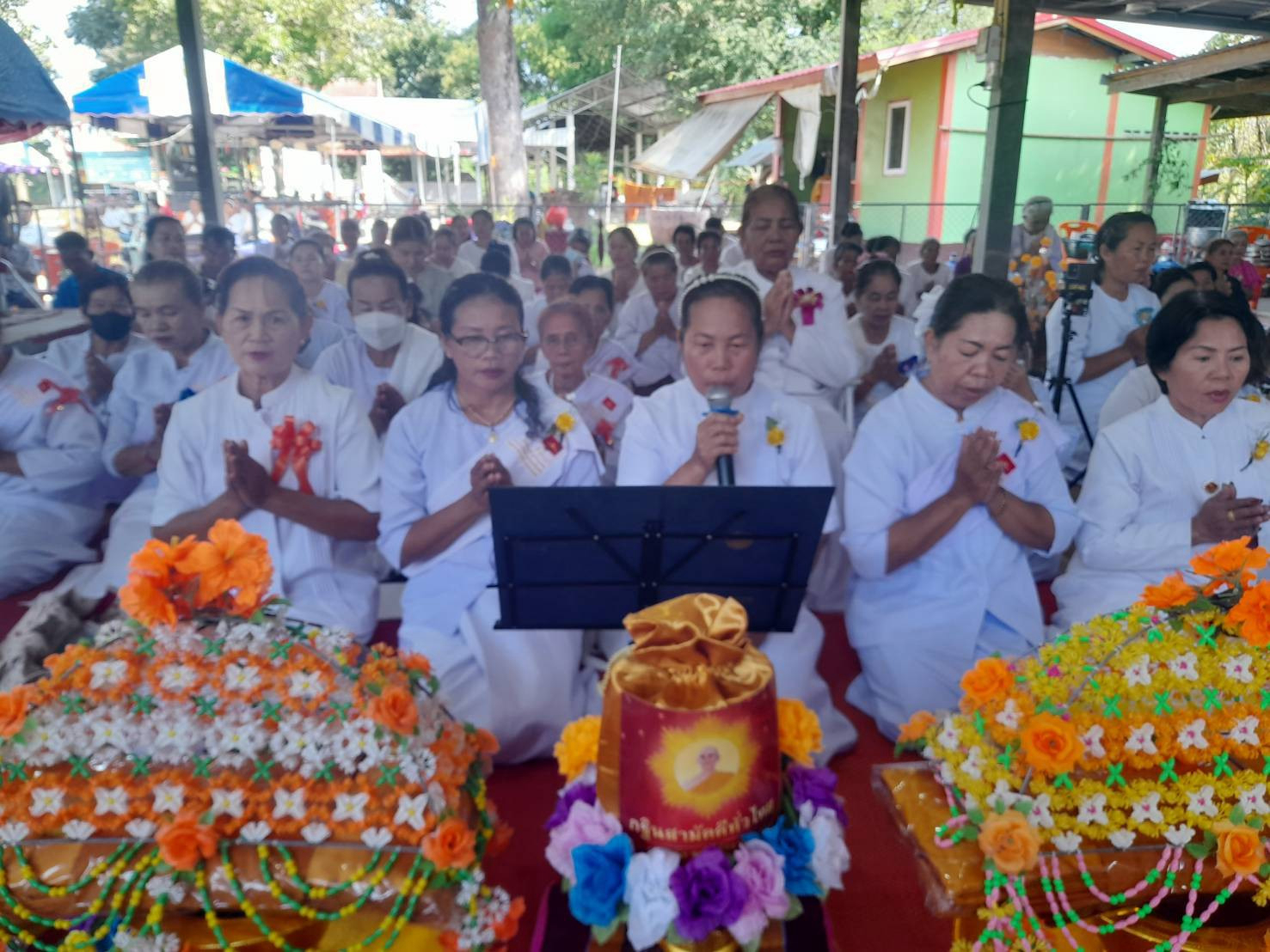 ภาพกล่าวคำถวายกฐินวัดเกาะแก้ว