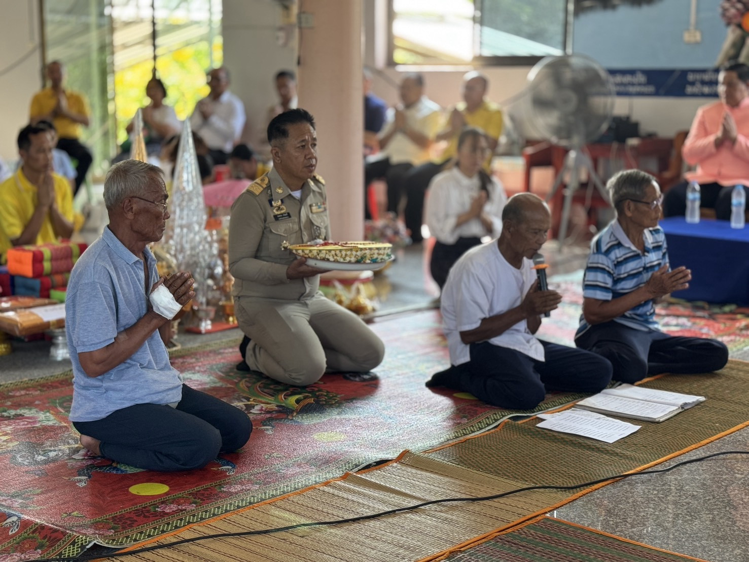 ภาพร่วมพิธีกรรมวัดโสกหมูเนรมิตวนาราม