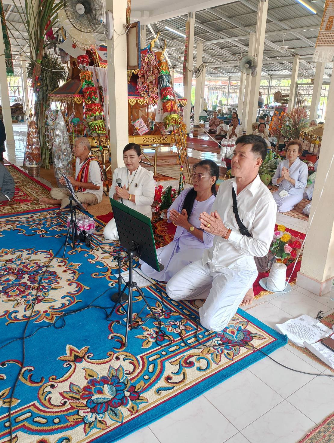 ภาพกล่าวคำถวายกฐินวัดโพธิ์ชัยศรีสว่าง