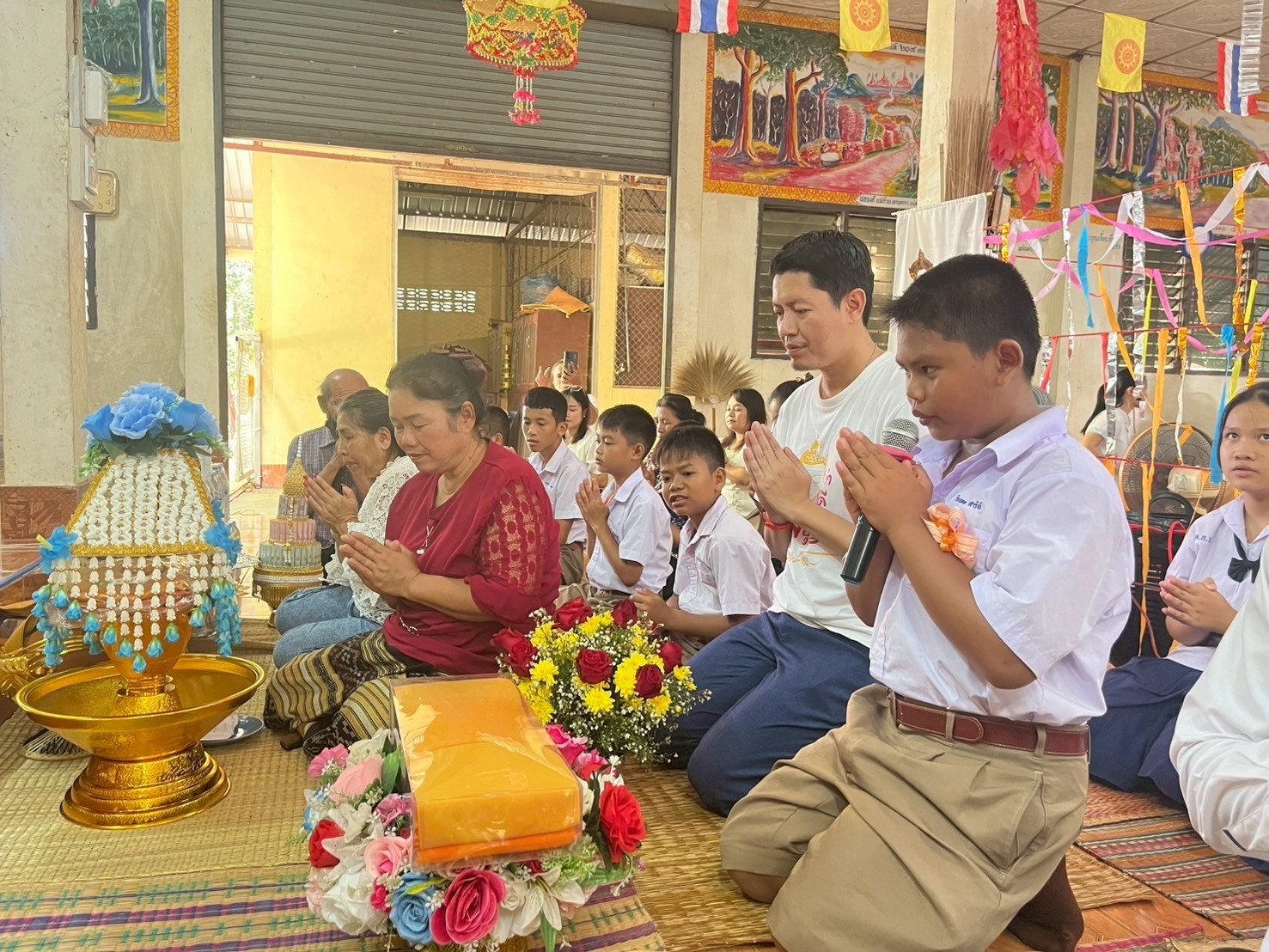 ภาพกล่าวคำถวายกฐินวัดสุกรมงคล