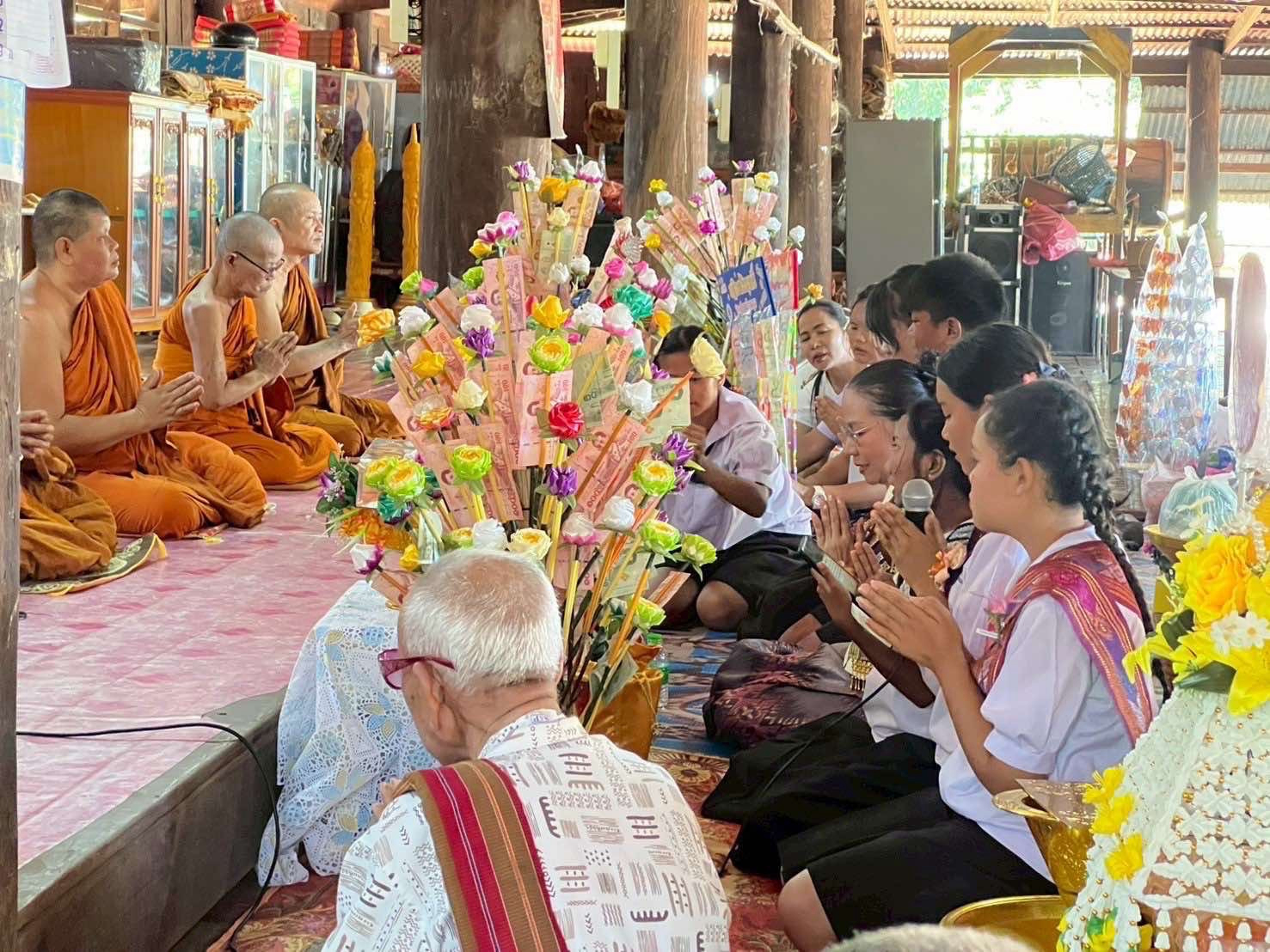 ภาพกล่าวคำถวายกฐินวัดสมสะอาด