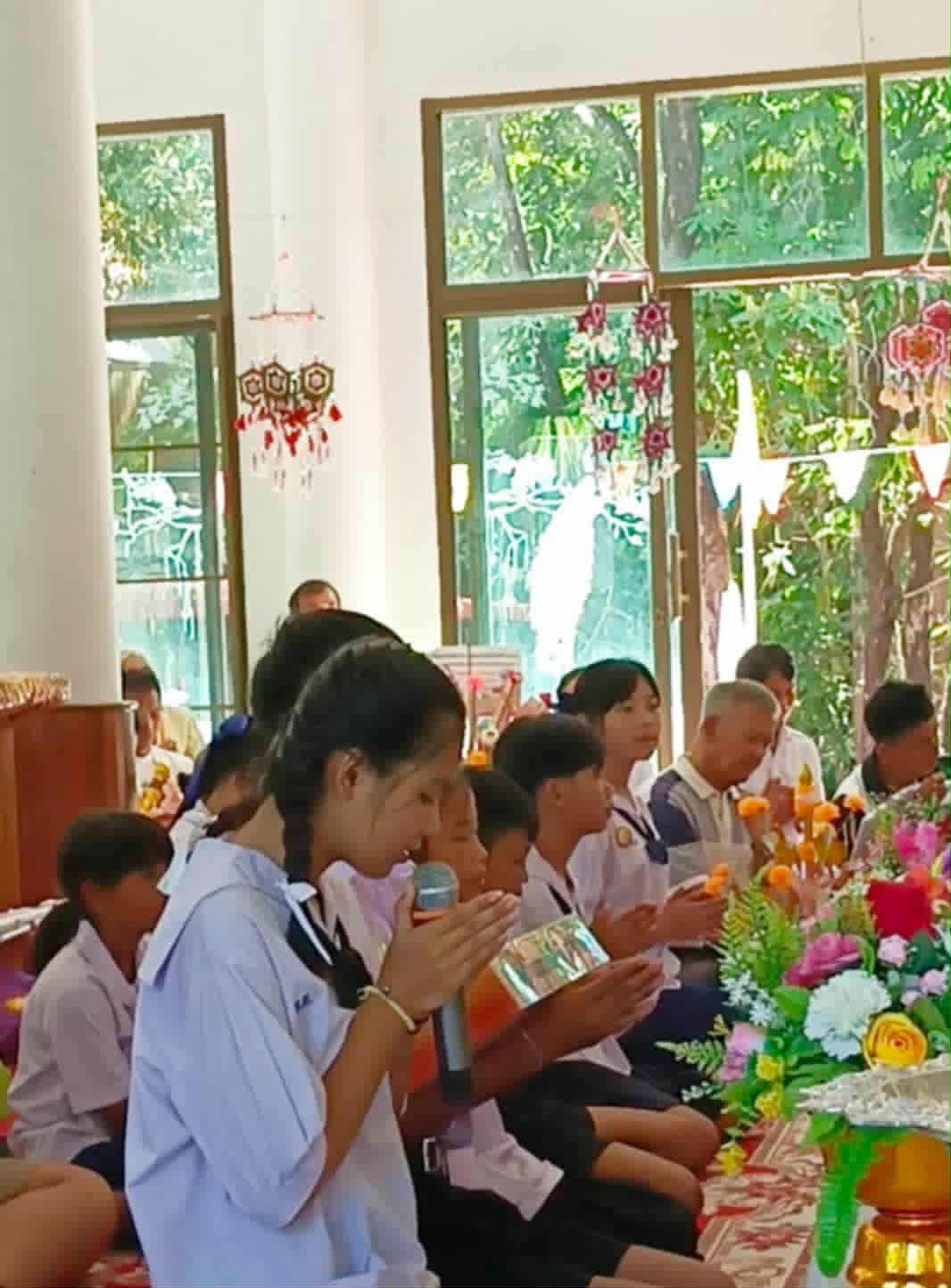 ภาพกล่าวคำถวายกฐินวัดป่าพอก