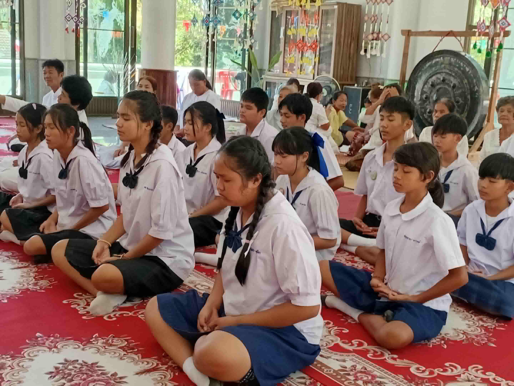 ภาพร่วมพิธีกรรมวัดป่าพอก