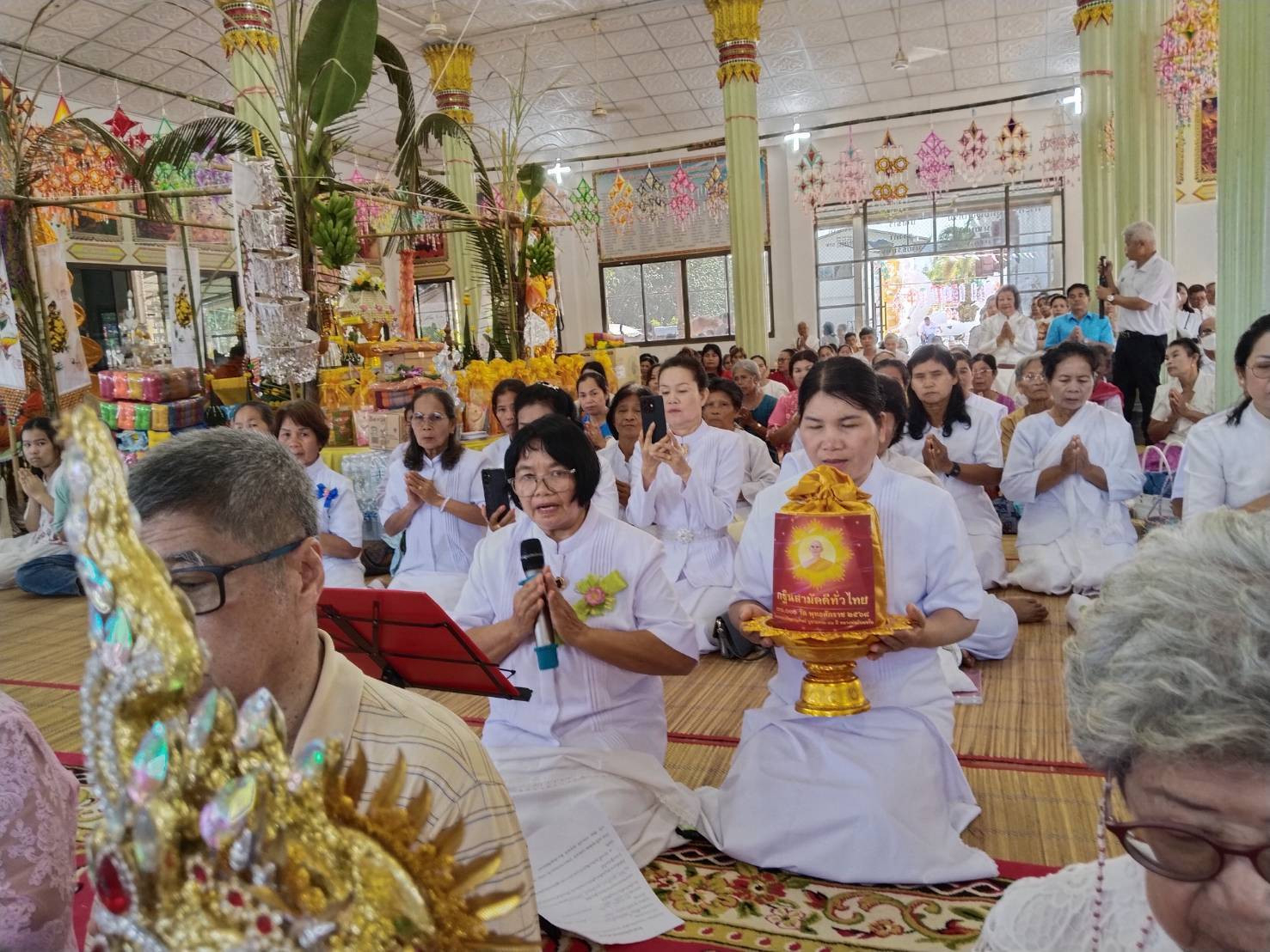 ภาพกล่าวคำถวายกฐินวัดใหม่สัญญาศิริเขต