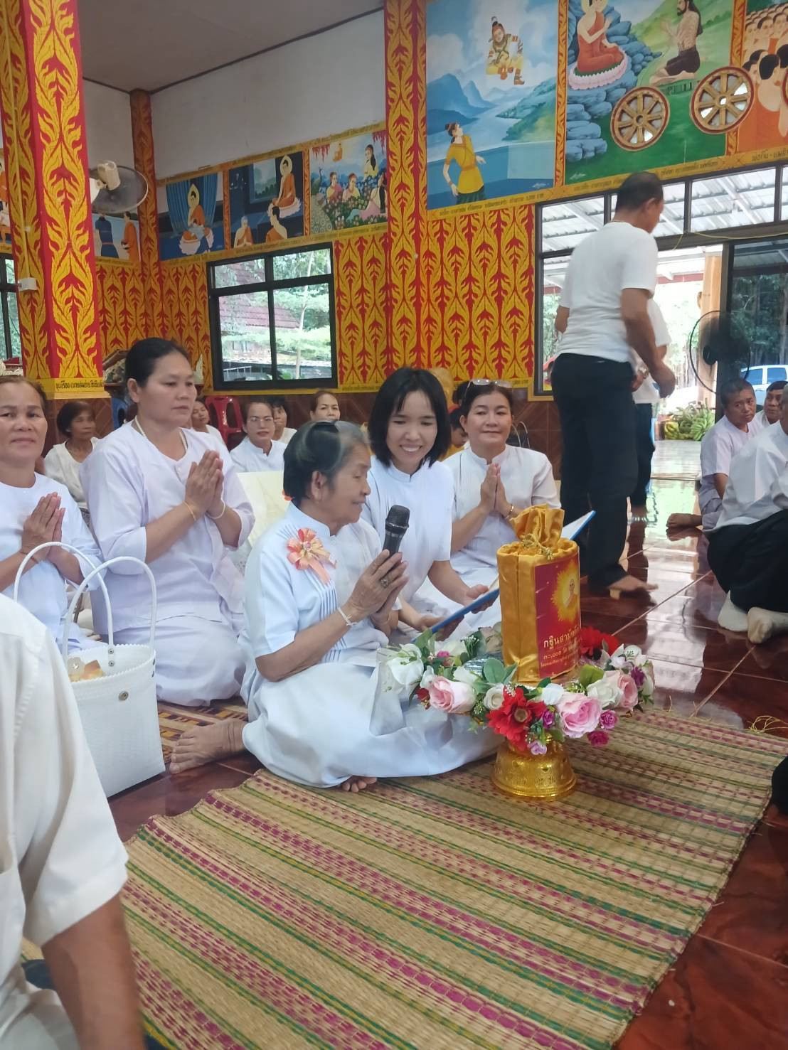 ภาพกล่าวคำถวายกฐินวัดป่าสามัคคีธรรม