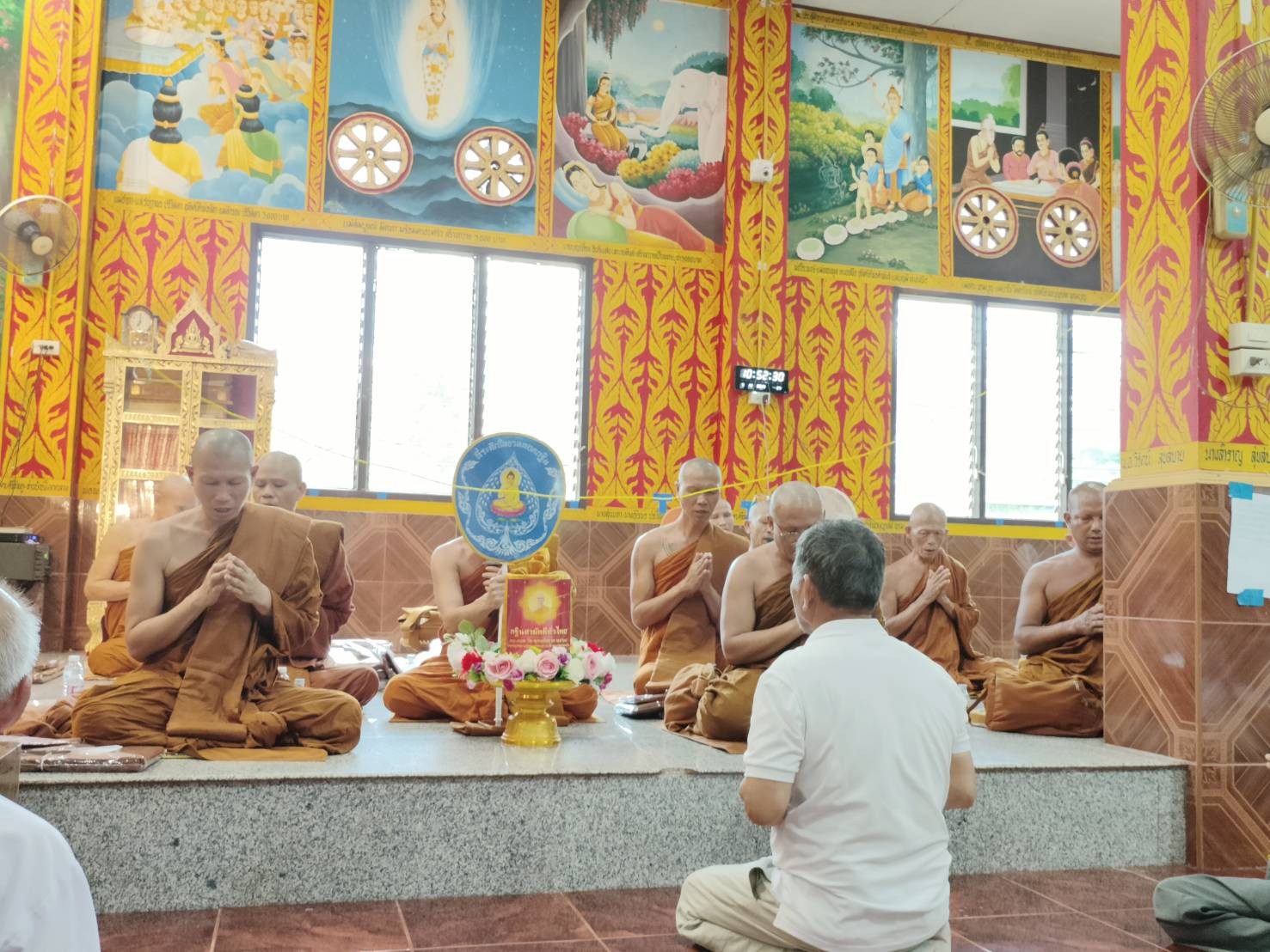 ภาพร่วมพิธีกรรมวัดป่าสามัคคีธรรม