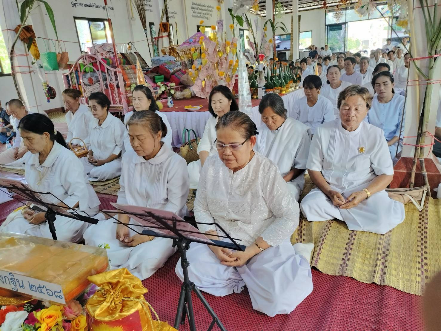 ภาพร่วมพิธีกรรมวัดสงฆ์การาม