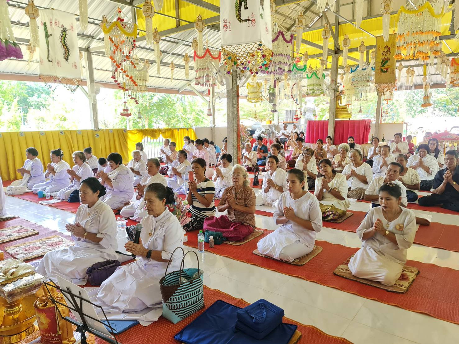 ภาพกล่าวคำถวายกฐินสำนักสงฆ์คำมูลสันติธรรม