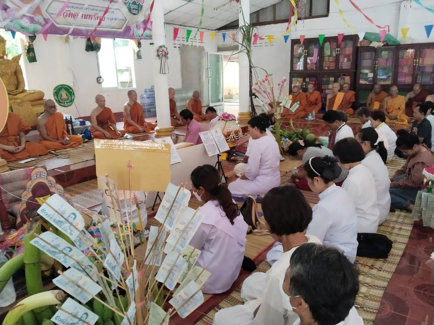ภาพร่วมพิธีกรรมวัดราษฎร์สามัคคีธรรม