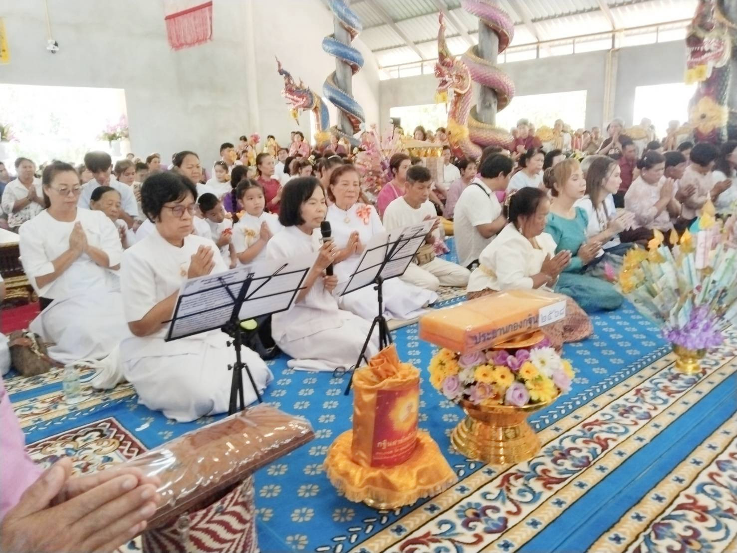 ภาพกล่าวคำถวายกฐินวัดป่าสุมังคโล