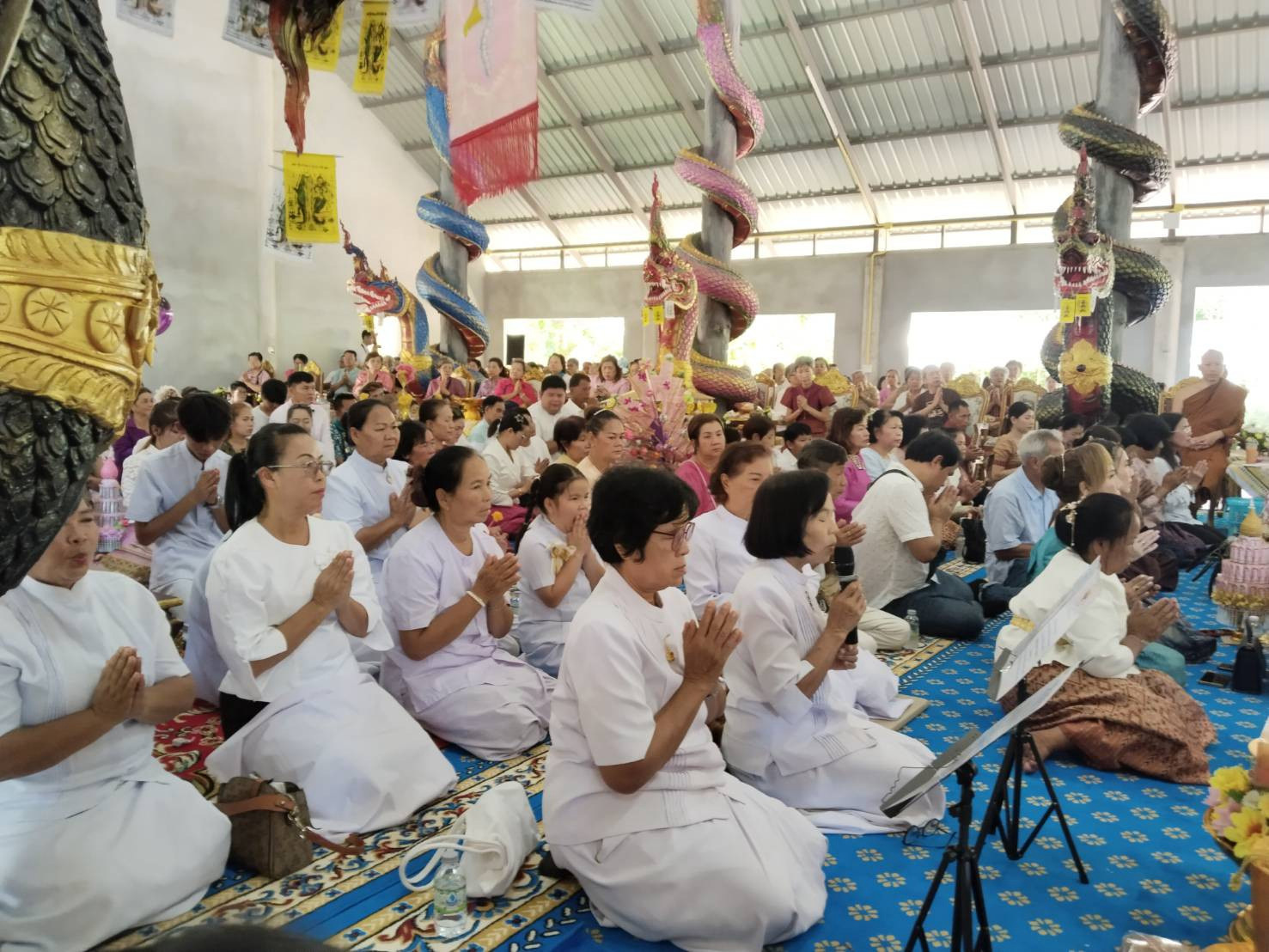 ภาพร่วมพิธีกรรมวัดป่าสุมังคโล
