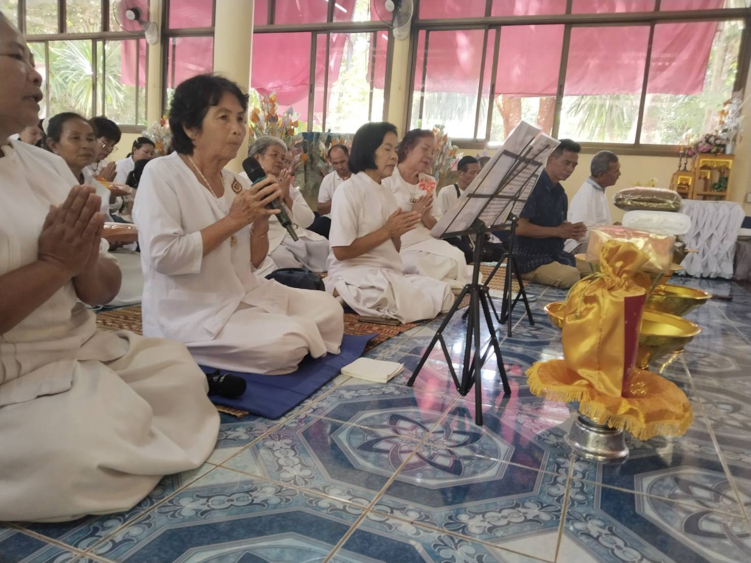 ภาพกล่าวคำถวายกฐินวัดป่าท่าเรือ