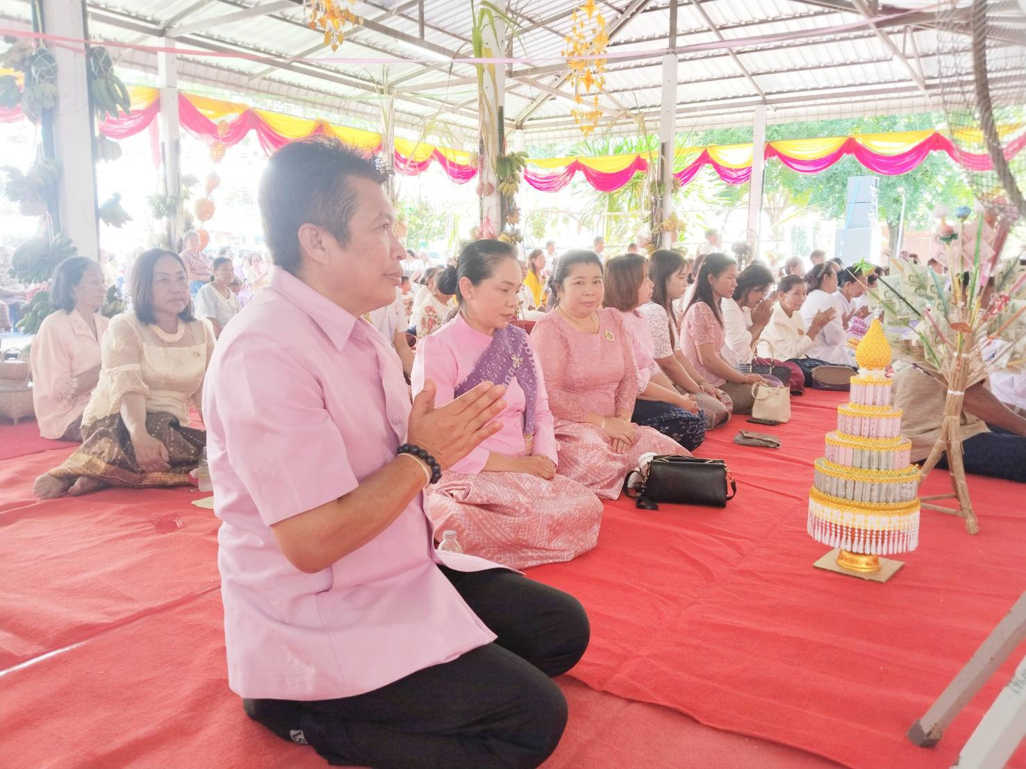 ภาพร่วมพิธีกรรมวัดศรีพนา