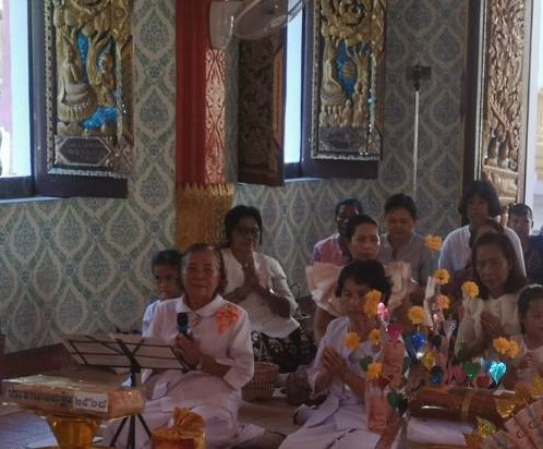 ภาพกล่าวคำถวายกฐินวัดท่าสะอาด