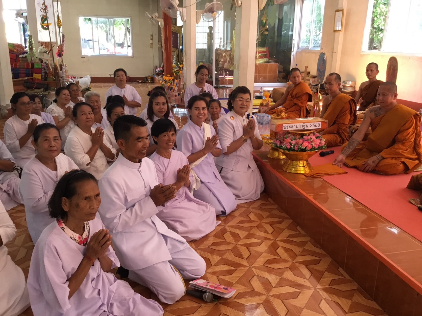 ภาพร่วมพิธีกรรมวัดศรีสุวรรณาราม