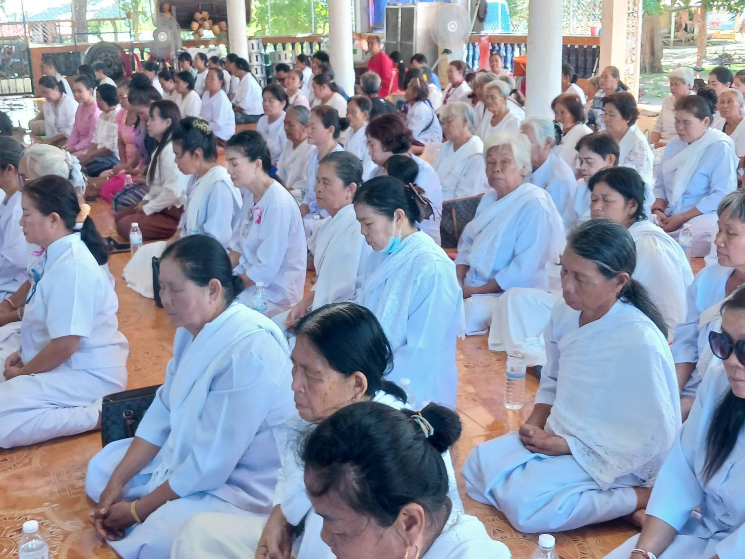 ภาพร่วมพิธีกรรมวัดโคกสะอาด