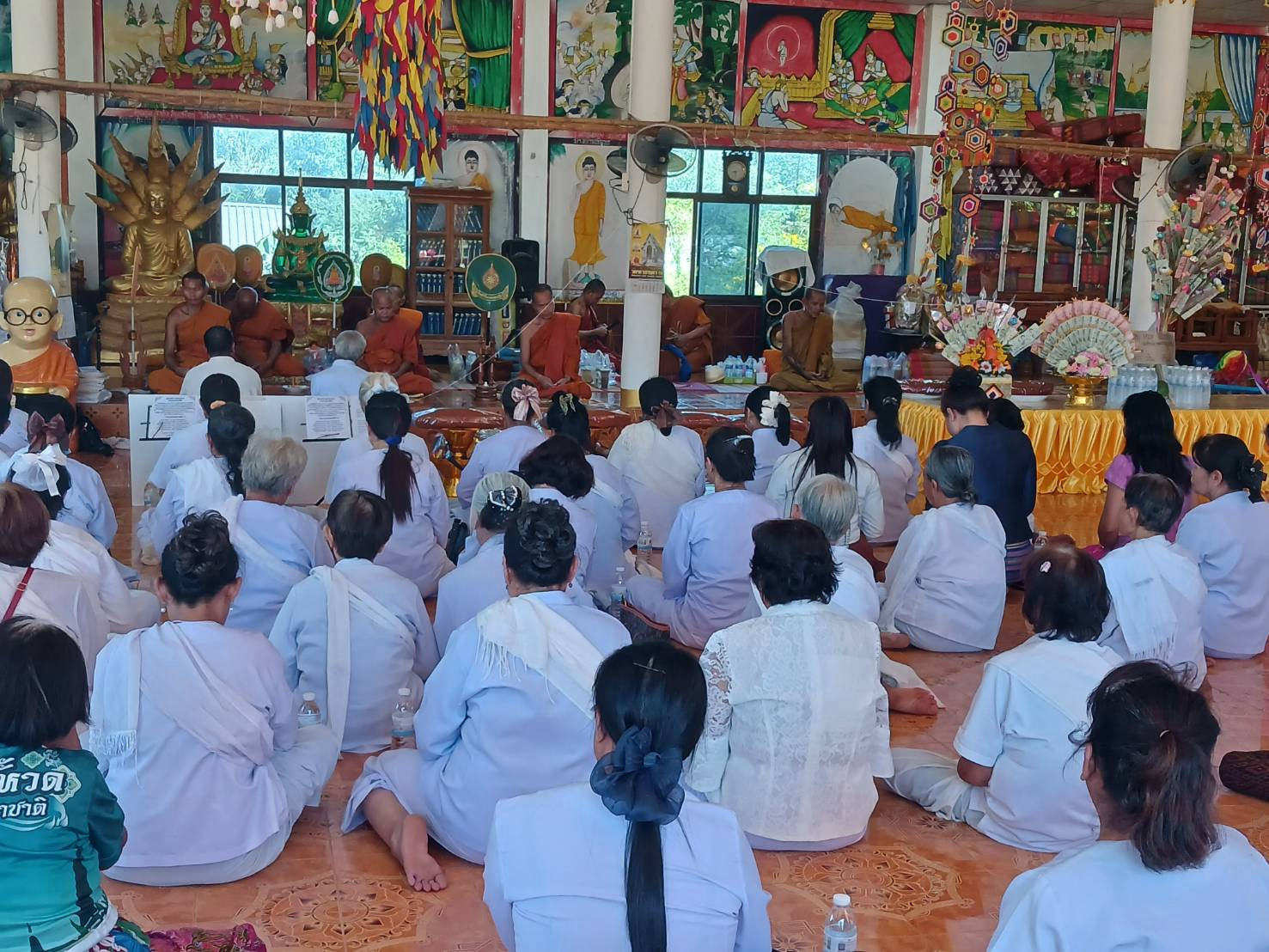 ภาพร่วมพิธีกรรมวัดโคกสะอาด