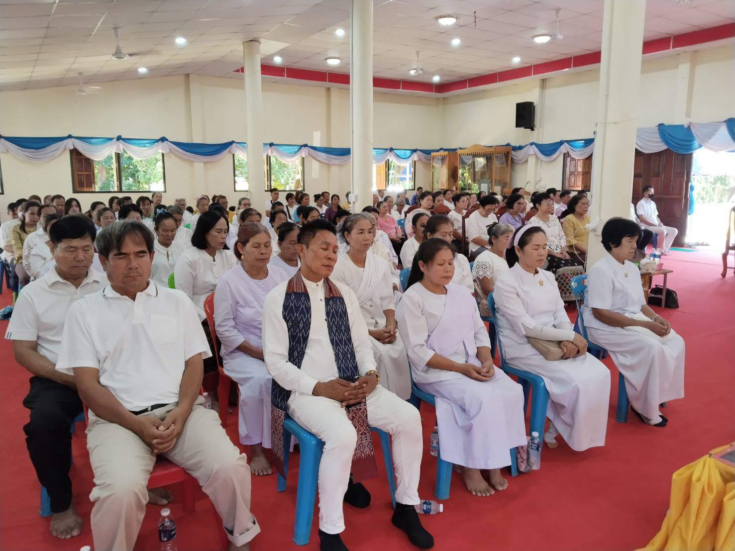 ภาพร่วมพิธีกรรมวัดป่าศรีวิไลย์