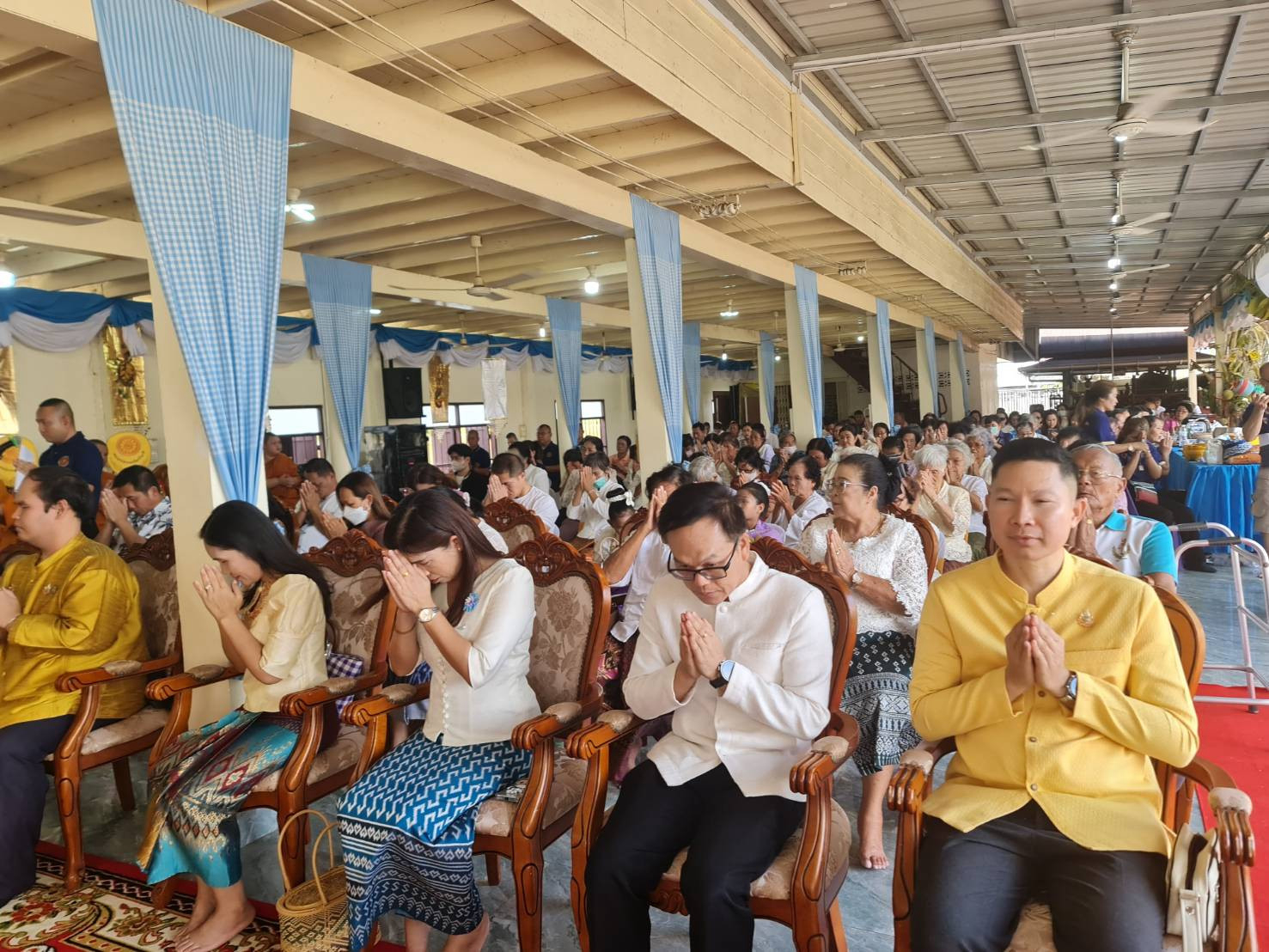 ภาพร่วมพิธีกรรมวัดศรีโสภณธรรมทาน