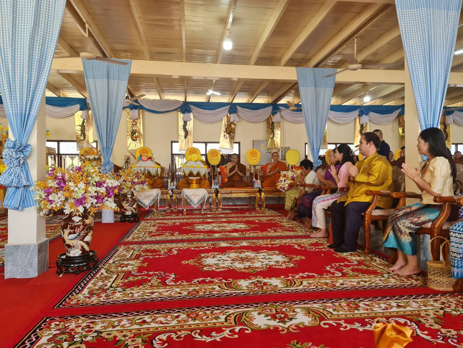 ภาพร่วมพิธีกรรมวัดศรีโสภณธรรมทาน