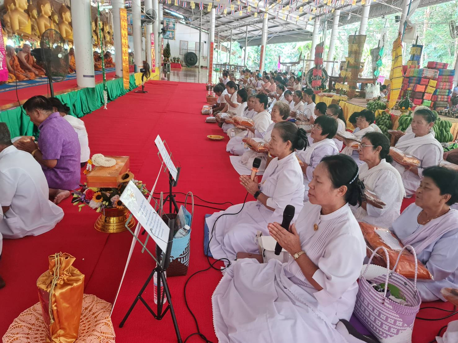 ภาพร่วมพิธีกรรมวัดศรีโสภณธรรมทาน
