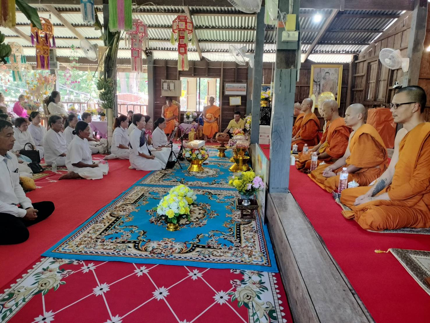 ภาพร่วมพิธีกรรมวัดวงศ์สง่าวันทาราม