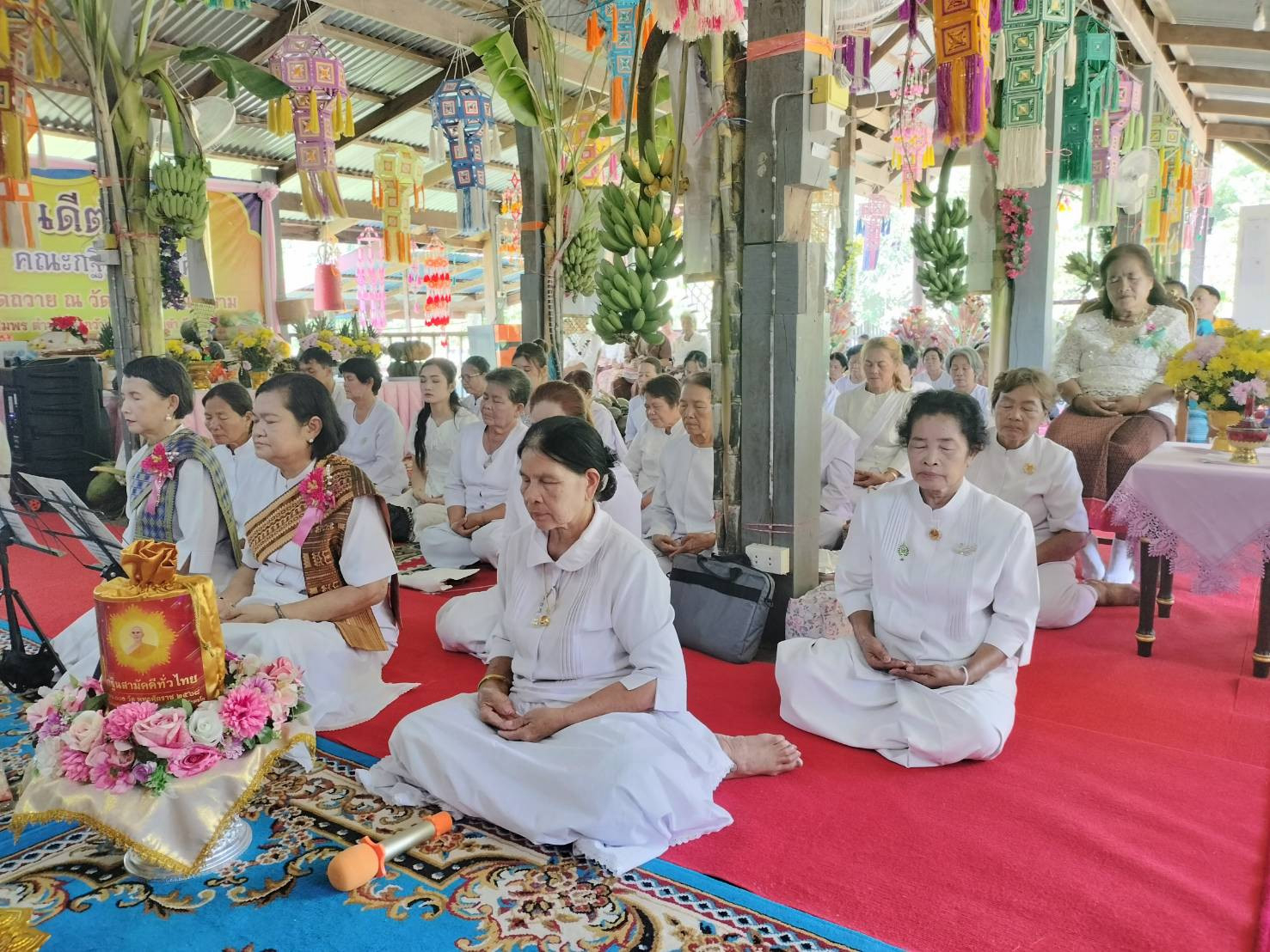 ภาพร่วมพิธีกรรมวัดวงศ์สง่าวันทาราม