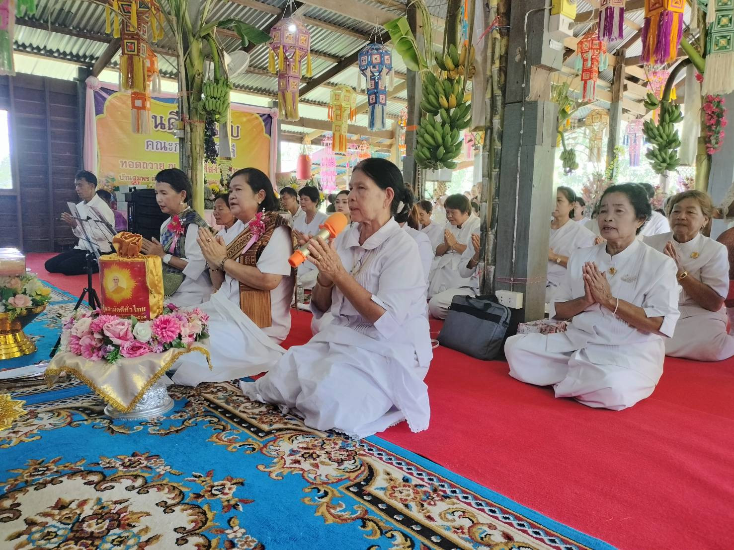 ภาพร่วมพิธีกรรมวัดวงศ์สง่าวันทาราม