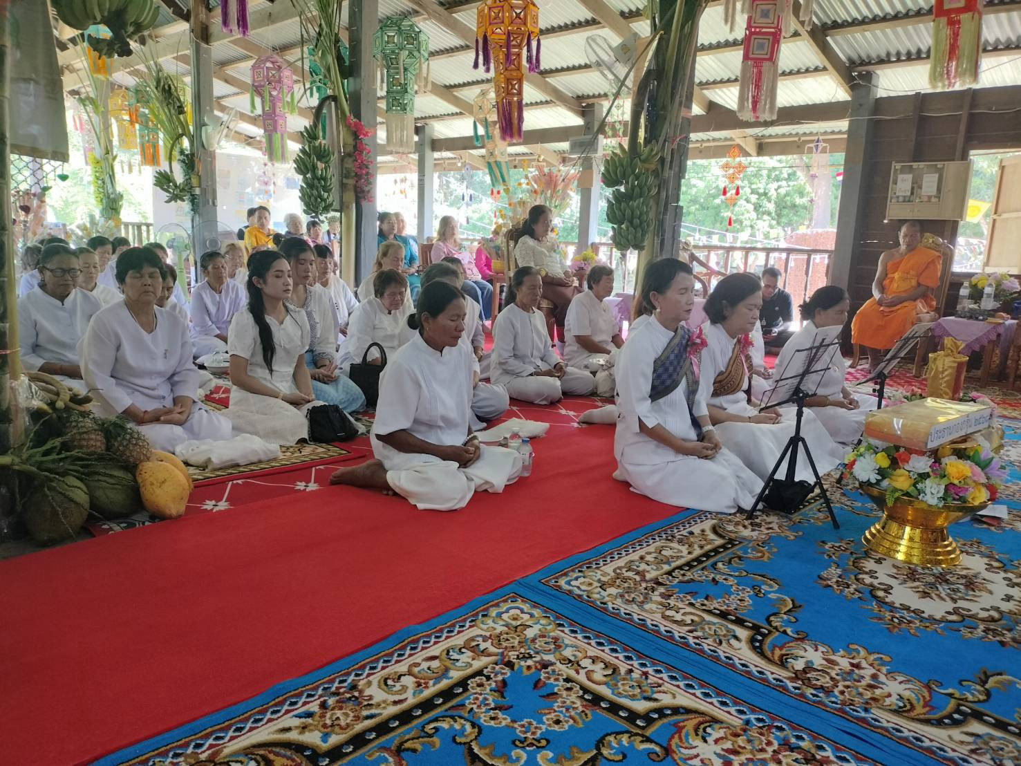 ภาพร่วมพิธีกรรมวัดวงศ์สง่าวันทาราม