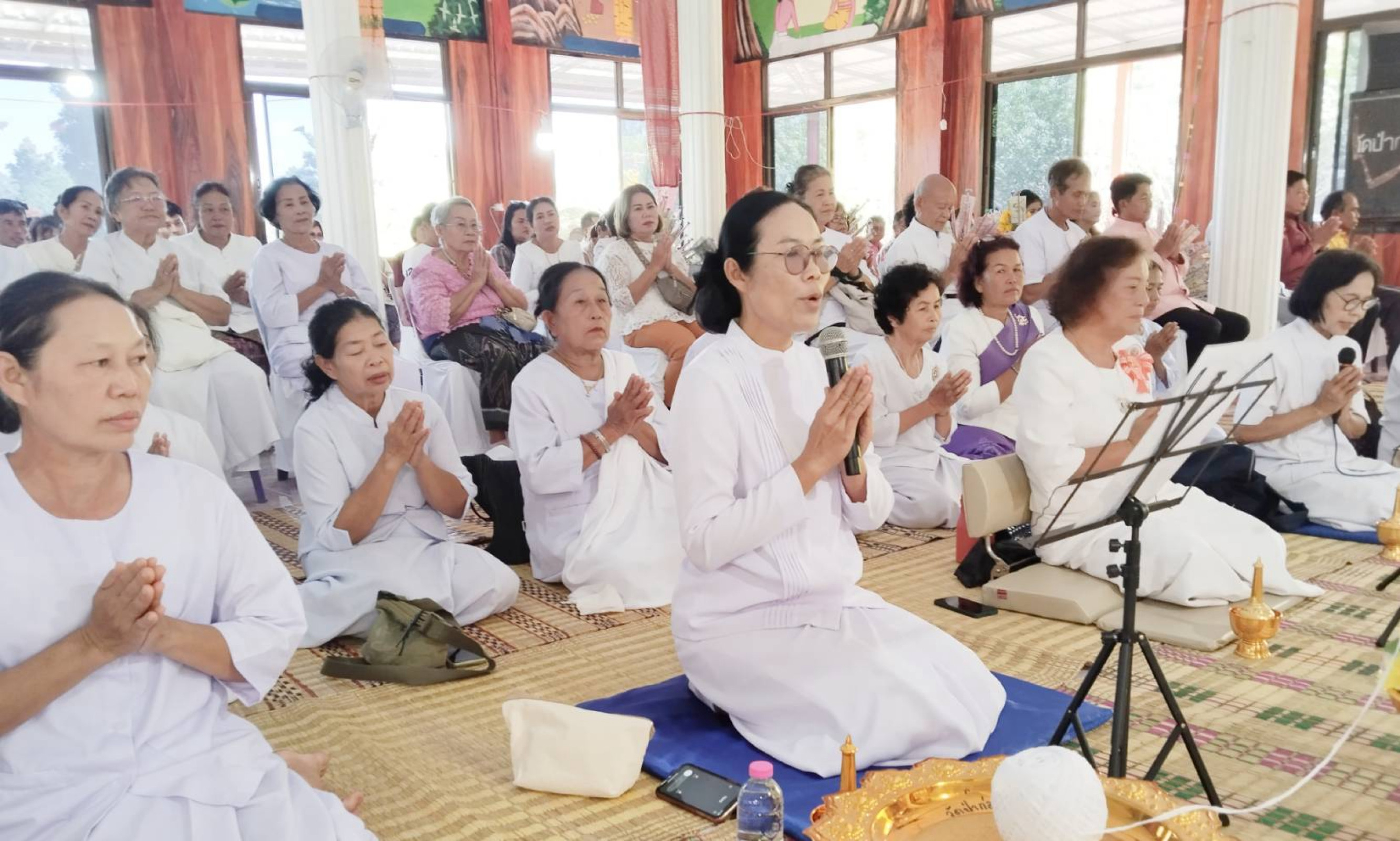 ภาพร่วมพิธีกรรมวัดป่าก่อสามัคคี