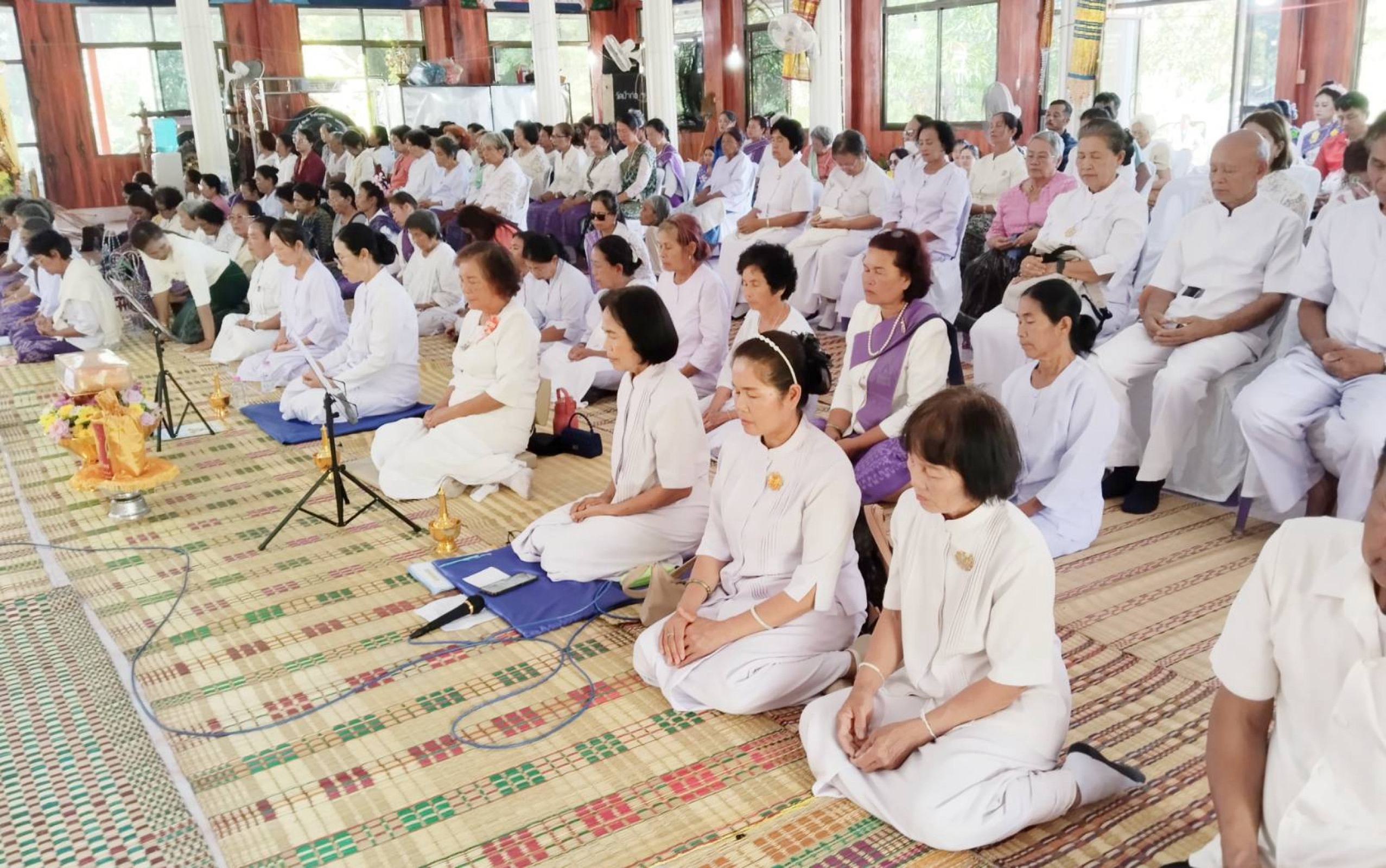 ภาพร่วมพิธีกรรมวัดป่าก่อสามัคคี