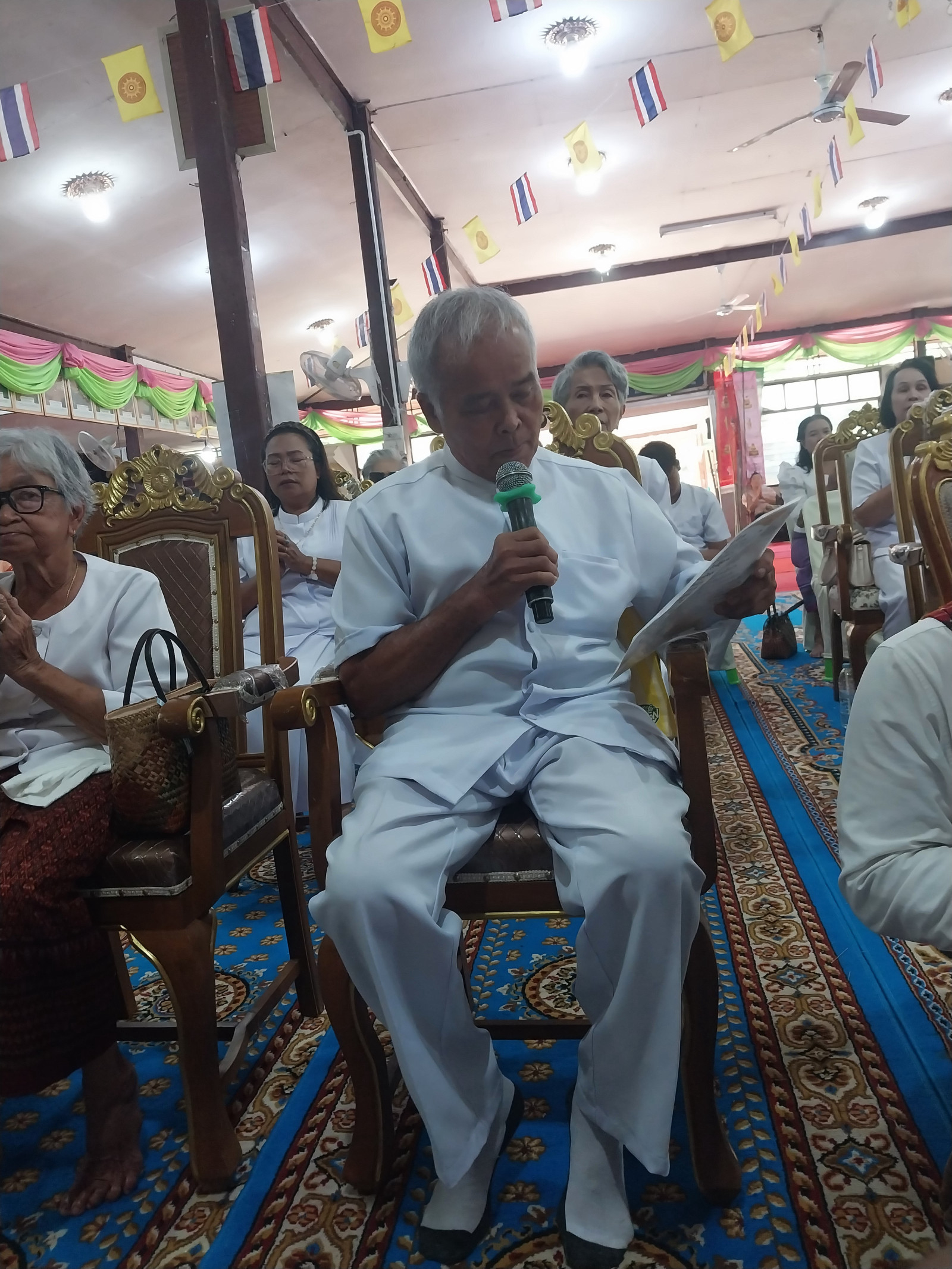 ภาพกล่าวคำถวายกฐินวัดนาสม