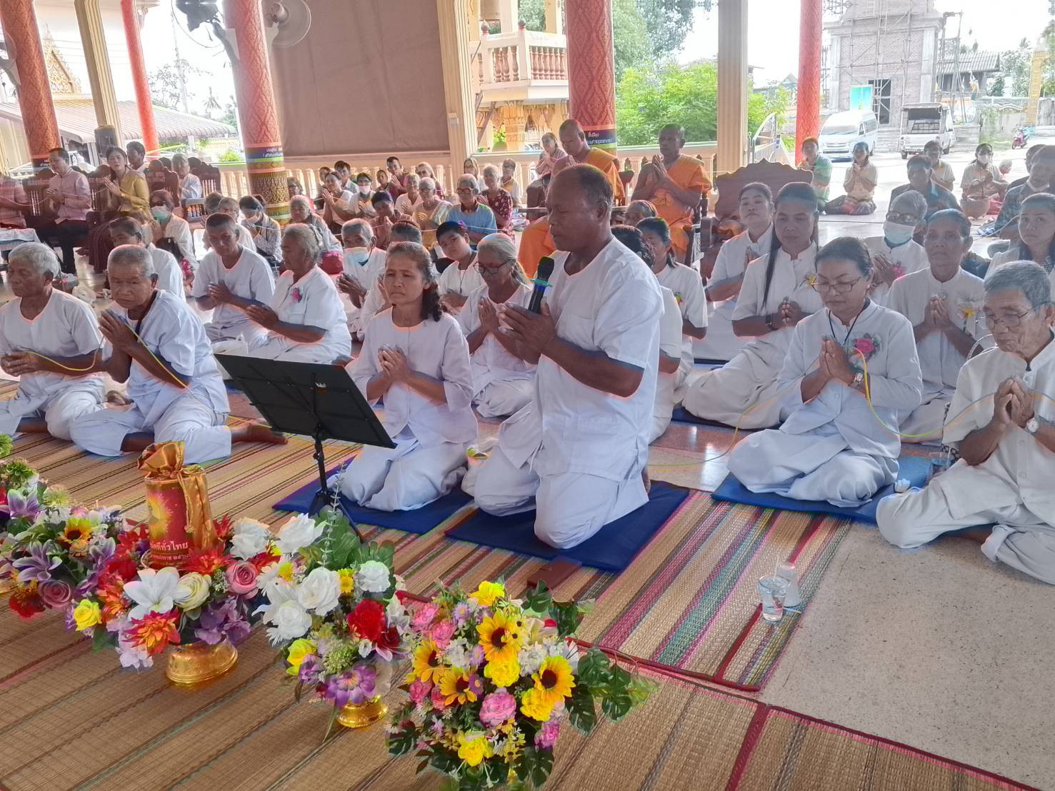 ภาพกล่าวคำถวายกฐินวัดจำปามณีบ้านเบิด