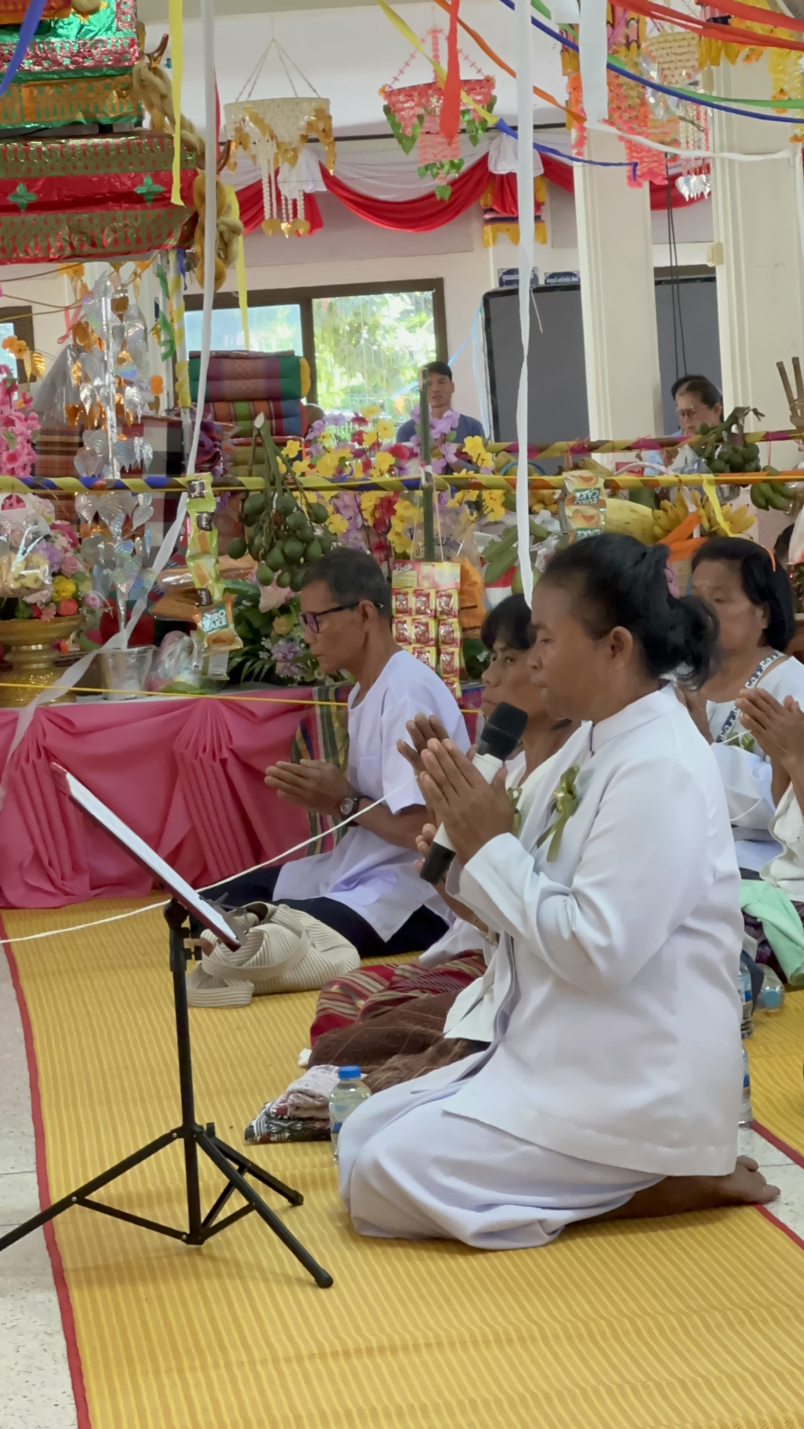 ภาพกล่าวคำถวายกฐินวัดบำเพ็ญธรรม