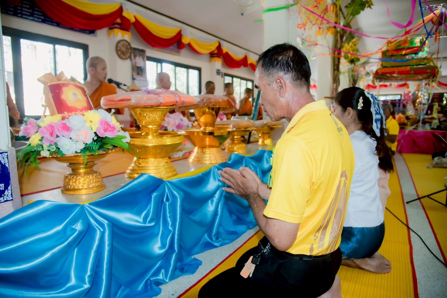 ภาพร่วมพิธีกรรมวัดบำเพ็ญธรรม