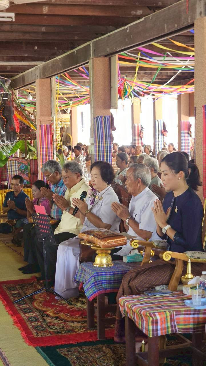 ภาพกล่าวคำถวายกฐินวัดสิลาโนนเปือย