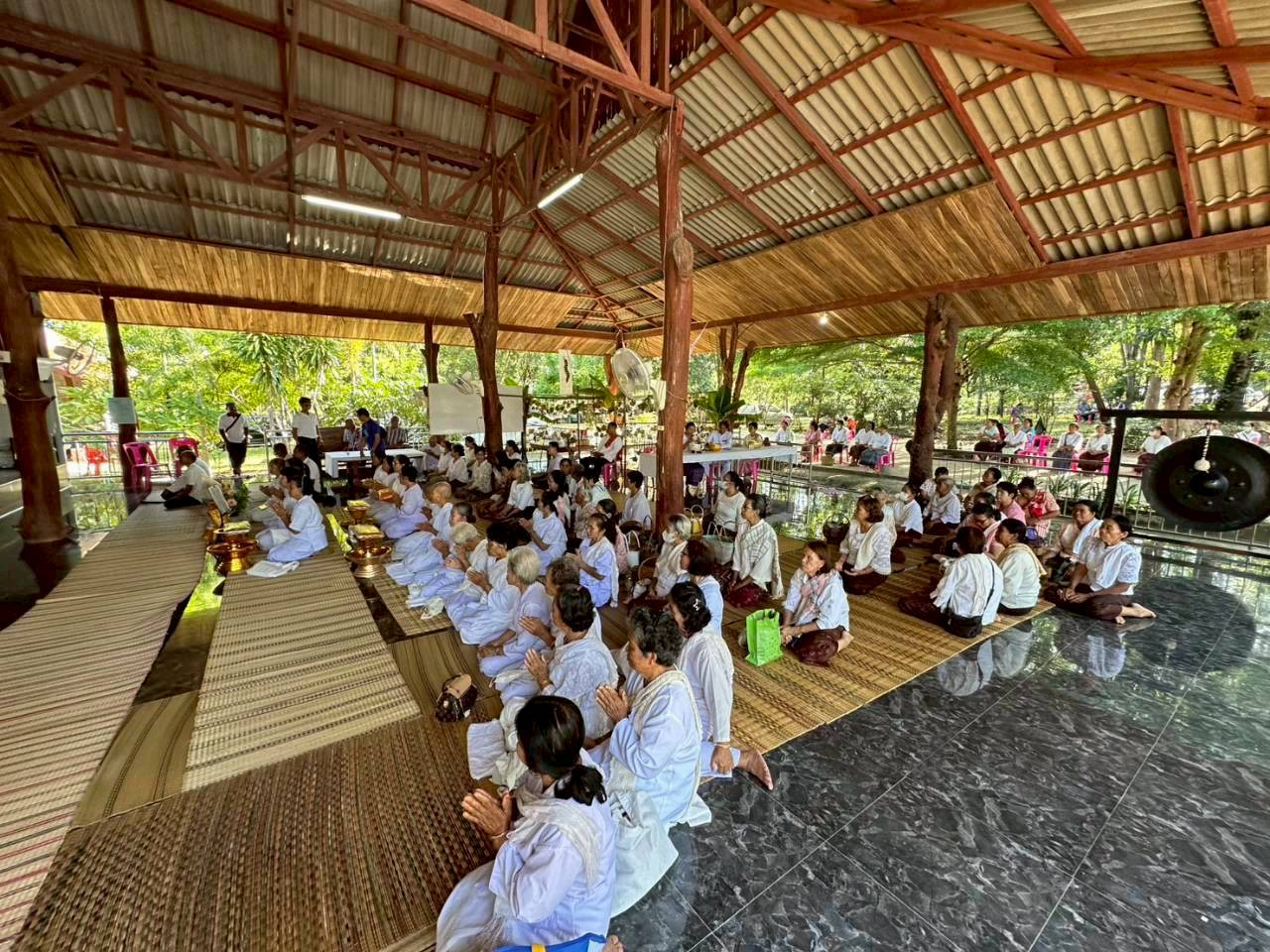 ภาพร่วมพิธีกรรมวัดป่าบุพพนิมิต