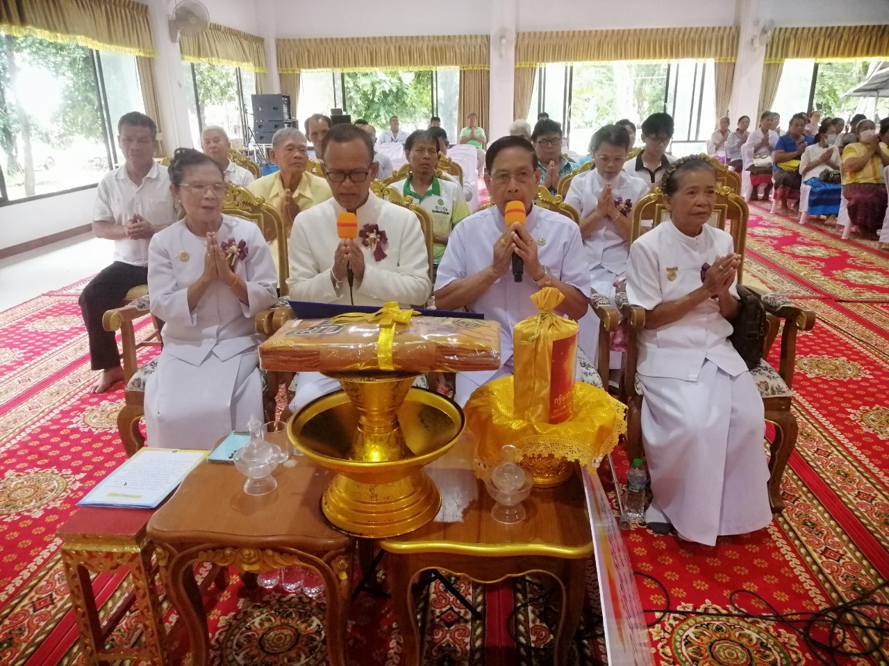ภาพกล่าวคำถวายกฐินวัดชัยมงคล(บ้านกู่)
