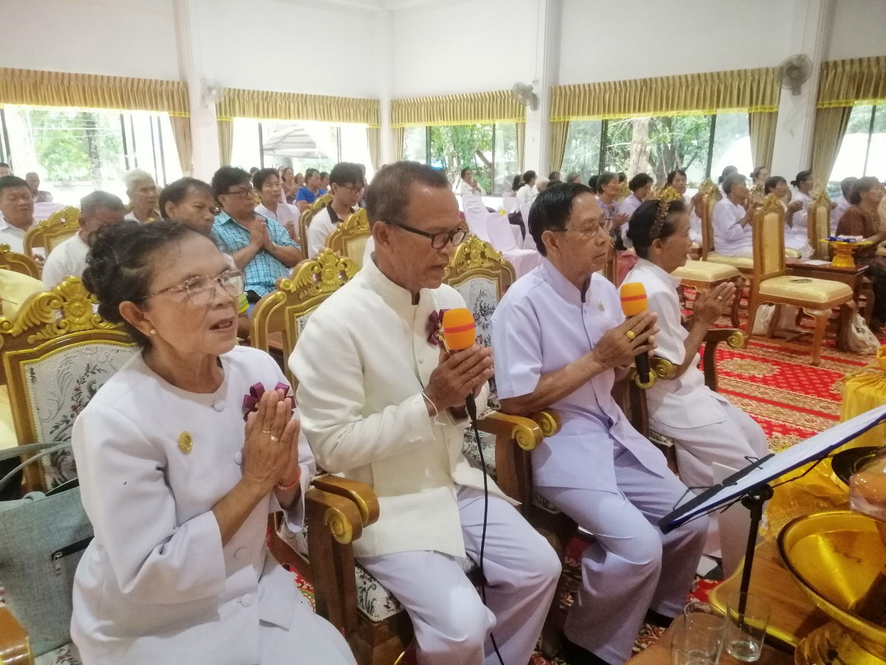 ภาพร่วมพิธีกรรมวัดชัยมงคล(บ้านกู่)