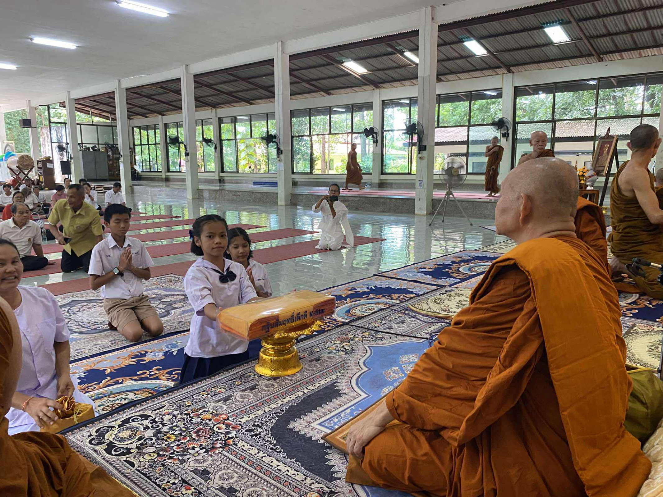 ภาพร่วมพิธีกรรมวัดกู่แก้ว