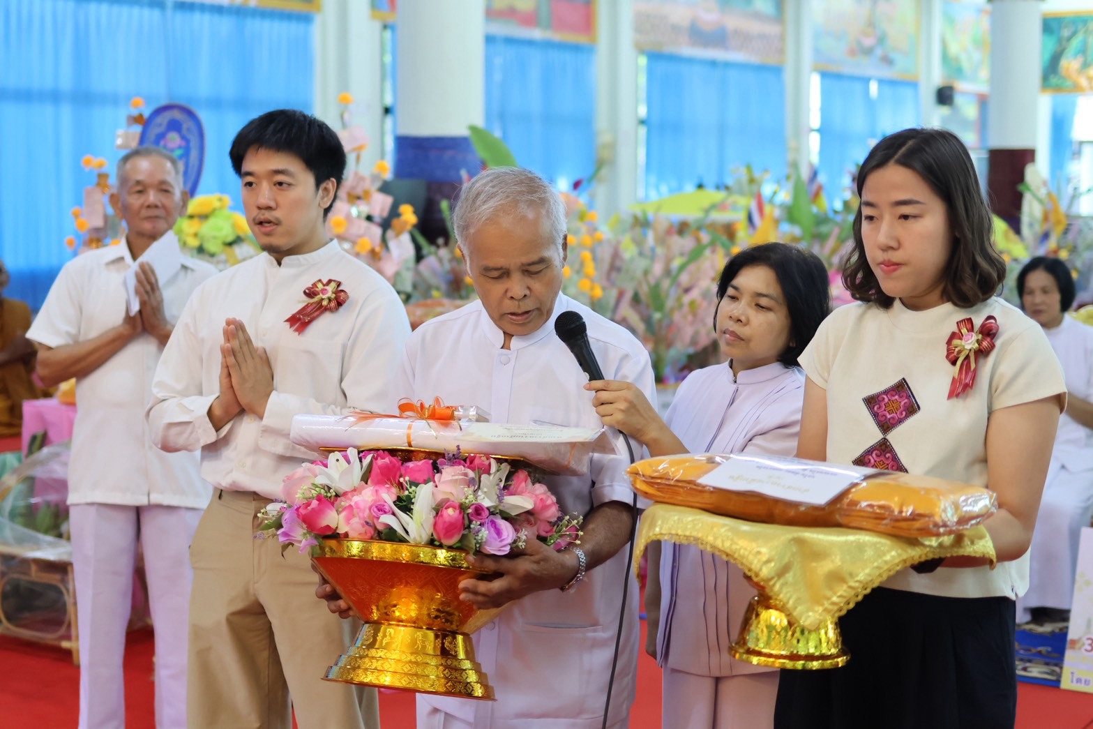 ภาพกล่าวคำถวายกฐินวัดกะทมวนาราม