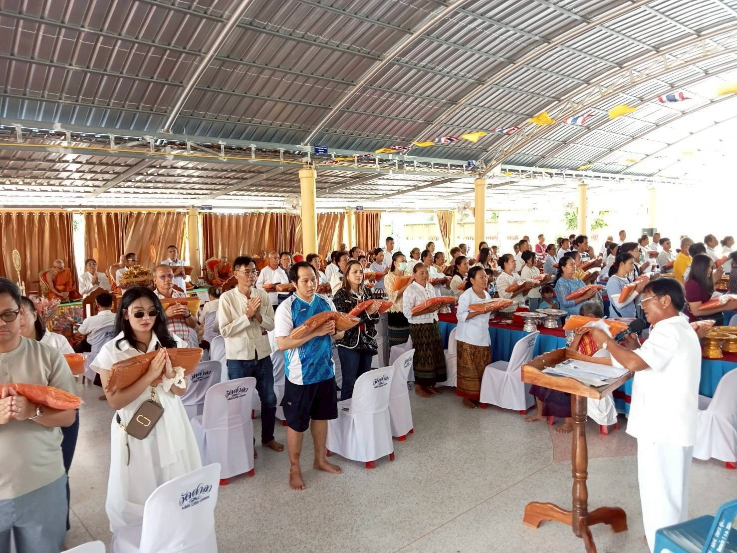 ภาพร่วมพิธีกรรมวัดกู่สนาม(กู่สุนทราราม)