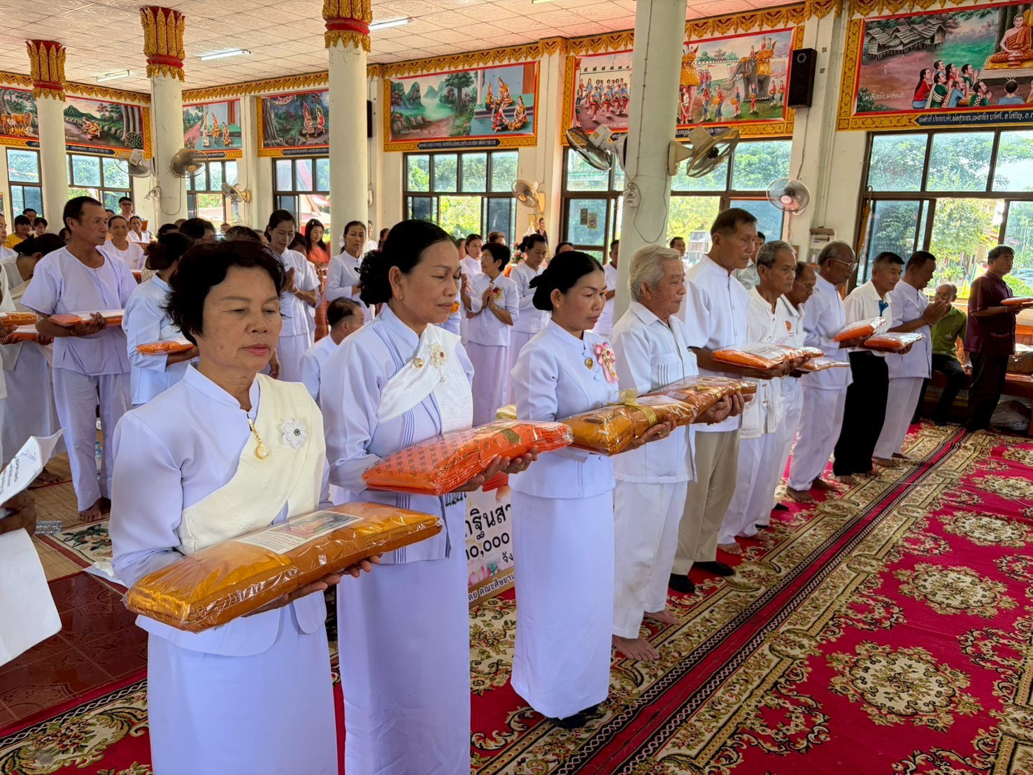 ภาพร่วมพิธีกรรมวัดหนองแสนเหนือ