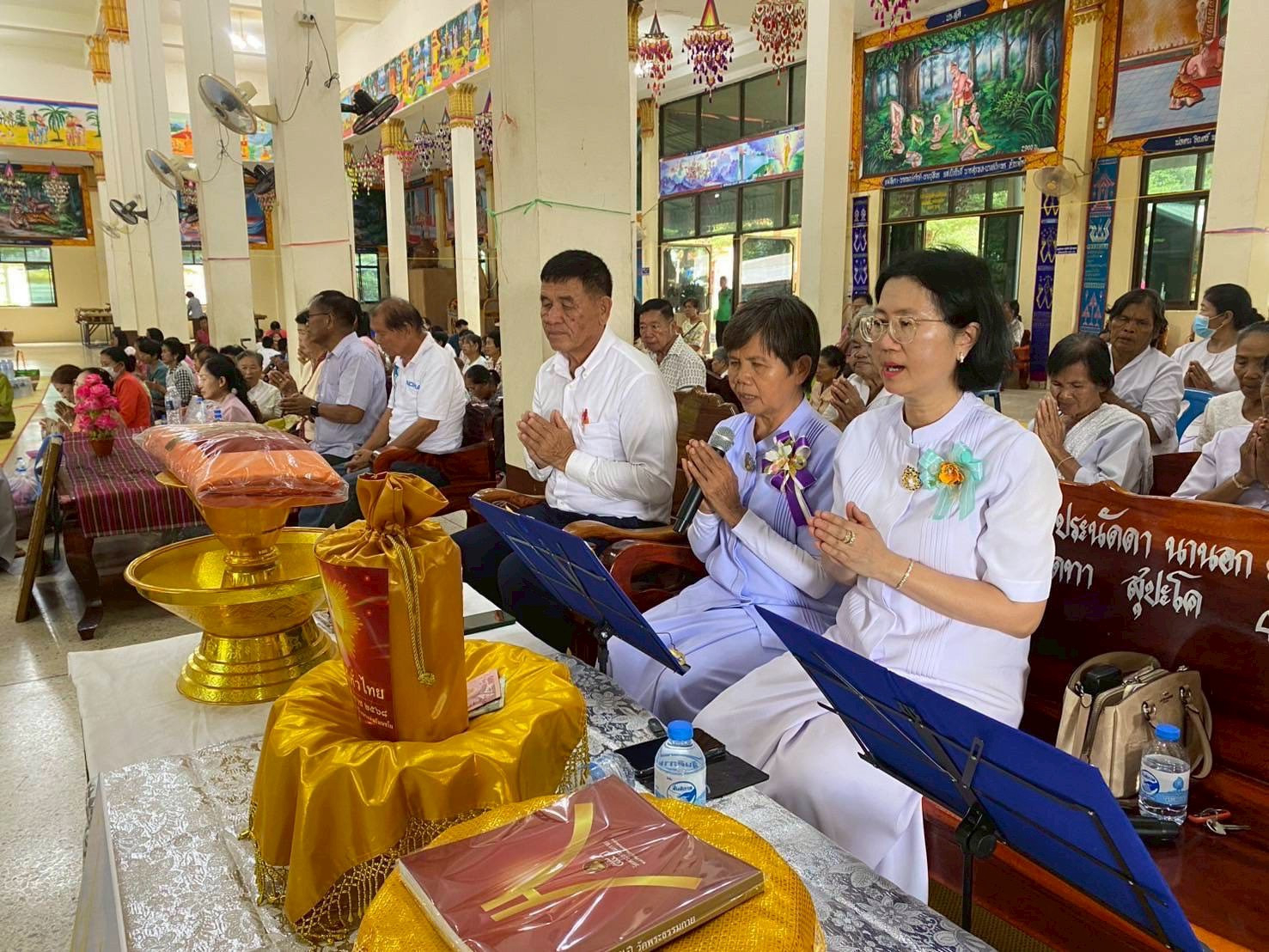 ภาพกล่าวคำถวายกฐินวัดศิริมงคล